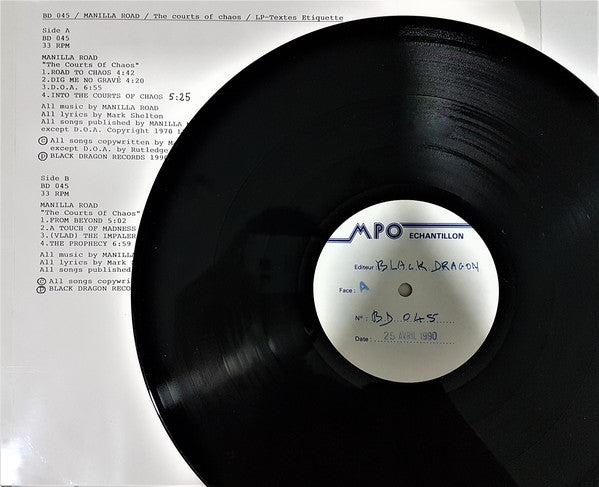 Manilla Road – The Courts Of Chaos