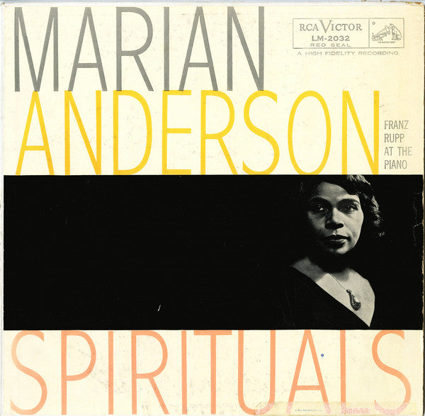 Marian Anderson ‎– Spirituals