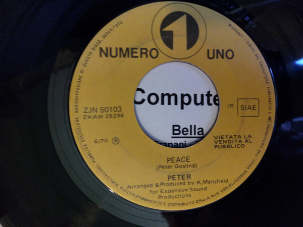 Peter / Computers – Peace / Bella - (7") - (jukebox)
