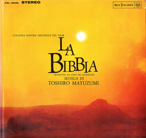 Toshiro Mayuzumi – La Bibbia (Della Colonna Sonora Originale Del Film)