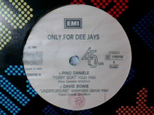 Various – Pino Daniele - David Bowie / Sigue Sigue Sputnik - Pet Shop Boys
