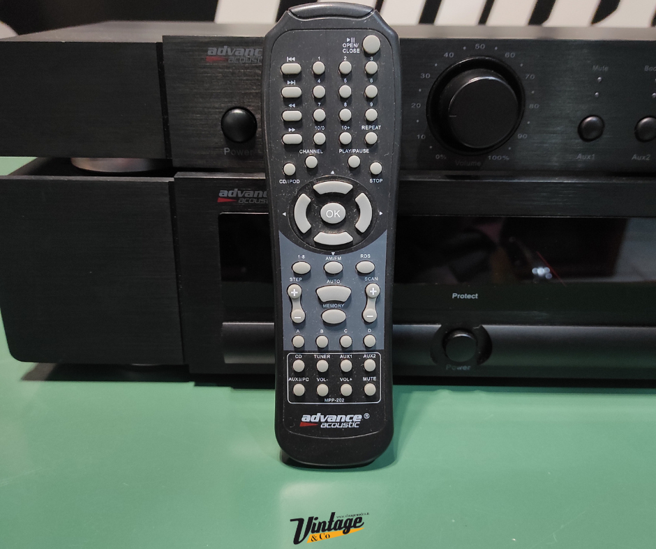 Pre-amplificatore Advance MPP202 + amplificatore di potenza Advance MAA 42 - con telecomando