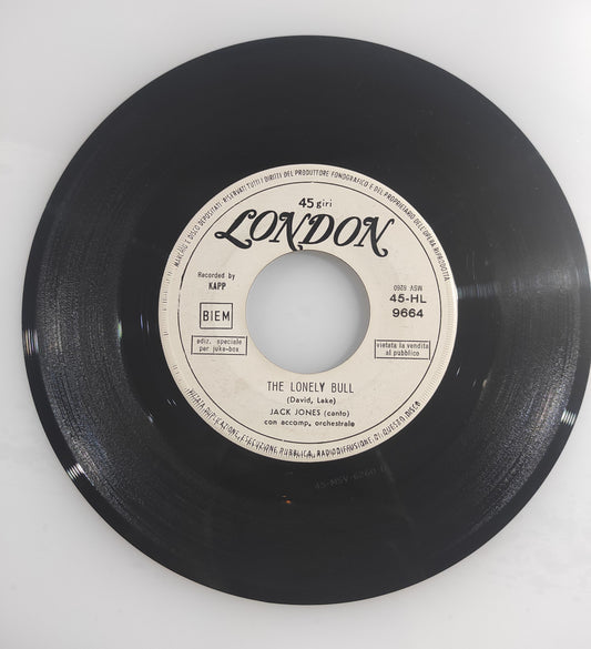 Jack Jones – The Lonely Bull - (7")