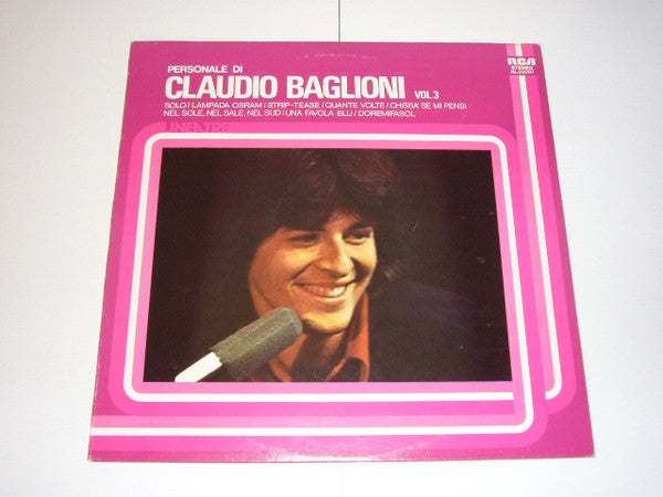 Claudio Baglioni ‎– Personale Di Claudio Baglioni Vol. 3