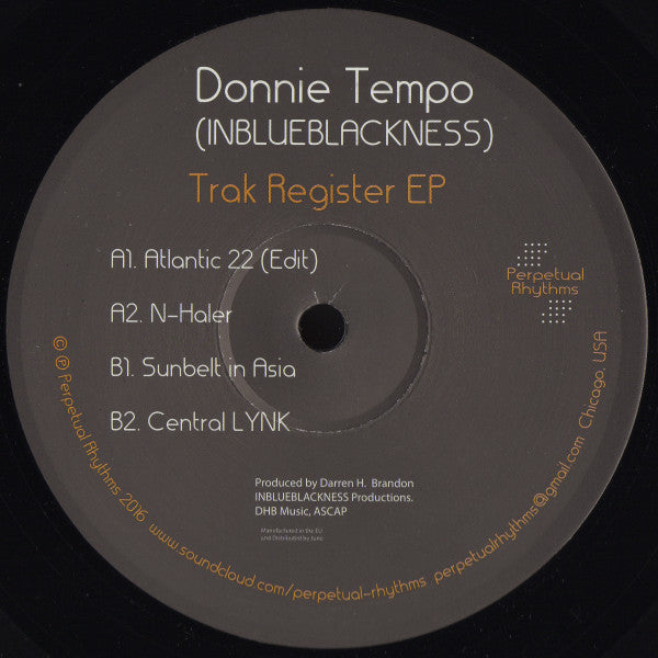 Donnie Tempo (INBLUEBLACKNESS) – Trak Register EP