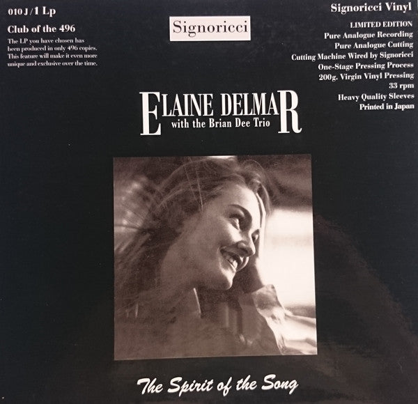 Elaine Delmar with the Brian Dee Trio – The Spirit Of The Song