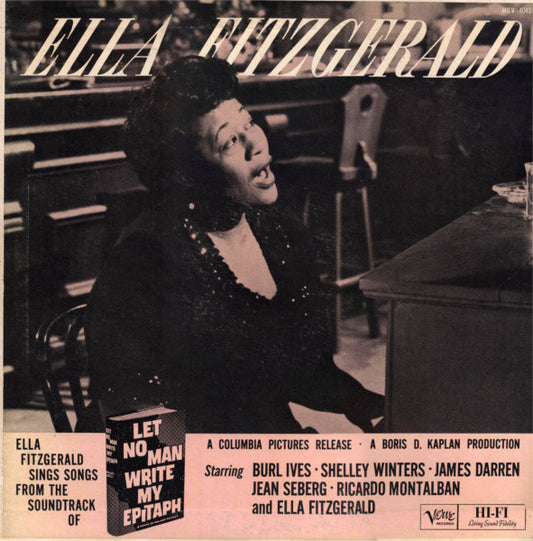 Ella Fitzgerald – Ella Fitzgerald Sings Songs From Let No Man Write My Epitaph