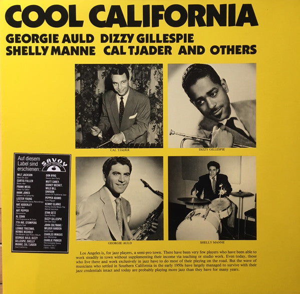 Georgie Auld, Dizzy Gillespie, Shelly Manne, Cal Tjader – Cool California