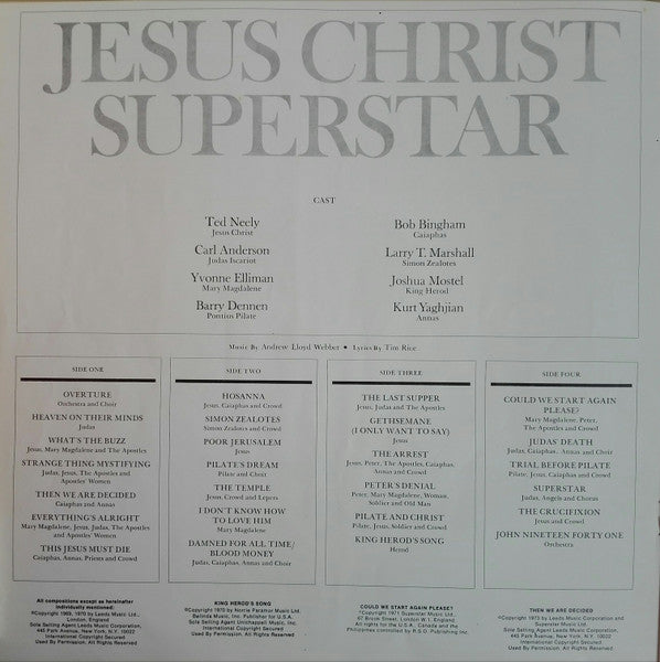 Various - Jesus Christ Superstar (The Original Motion Picture Sound Track Album)