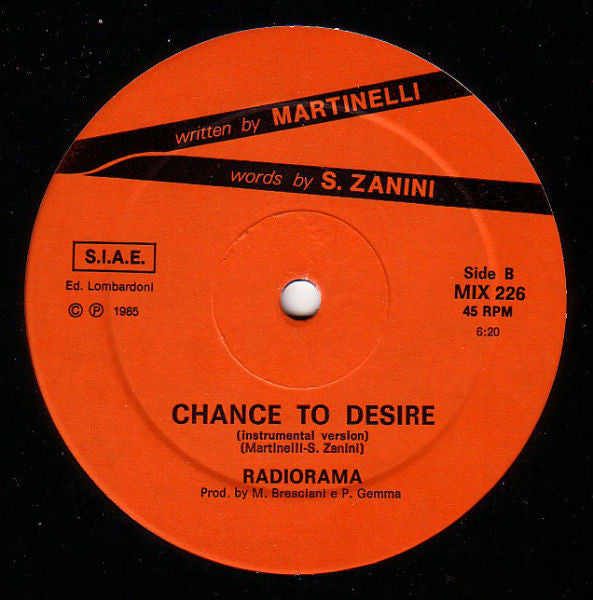 Radiorama - Chance To Desire