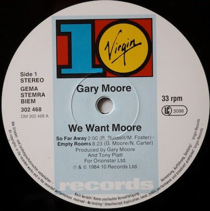 Gary Moore - We Want Moore!