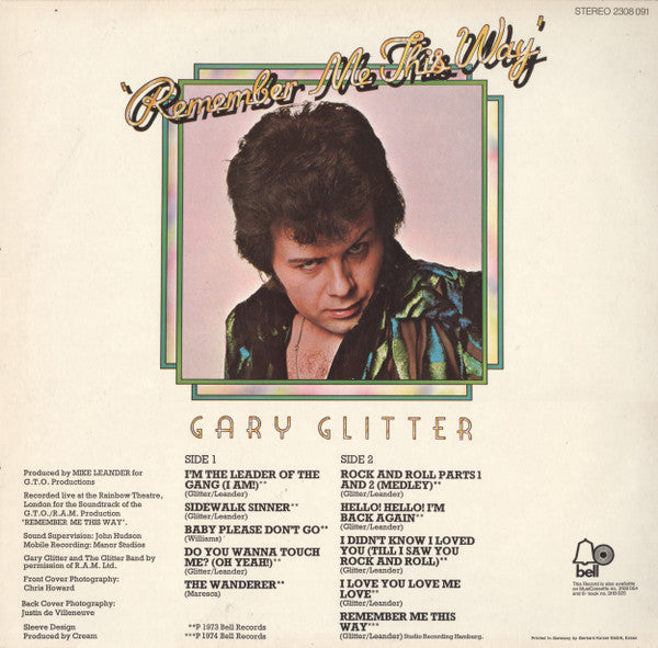 Gary Glitter - Remember Me This Way