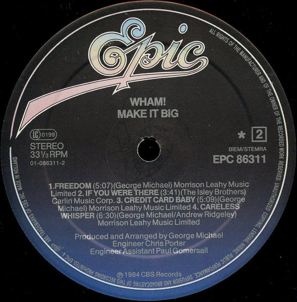 Wham! - Make It Big
