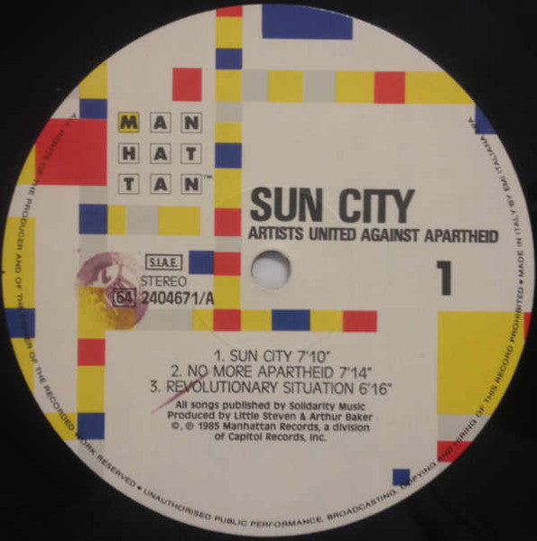 Artists United Against Apartheid - Sun City