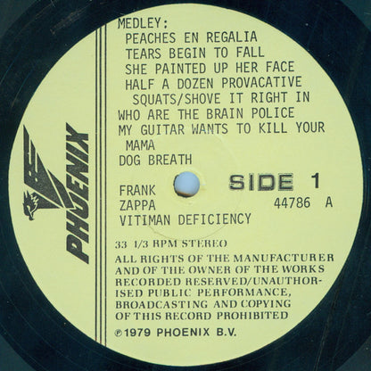 Frank Zappa - Vitamin Deficiency (unofficial)