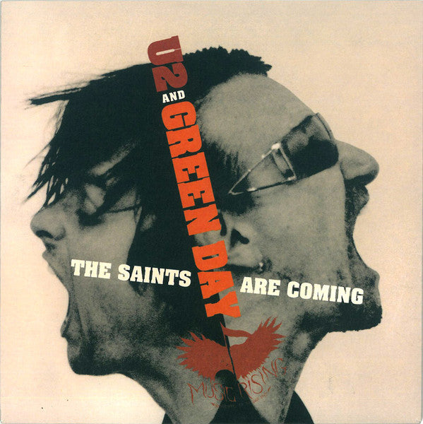 U2 And Green Day ‎– The Saints Are Coming (7")
