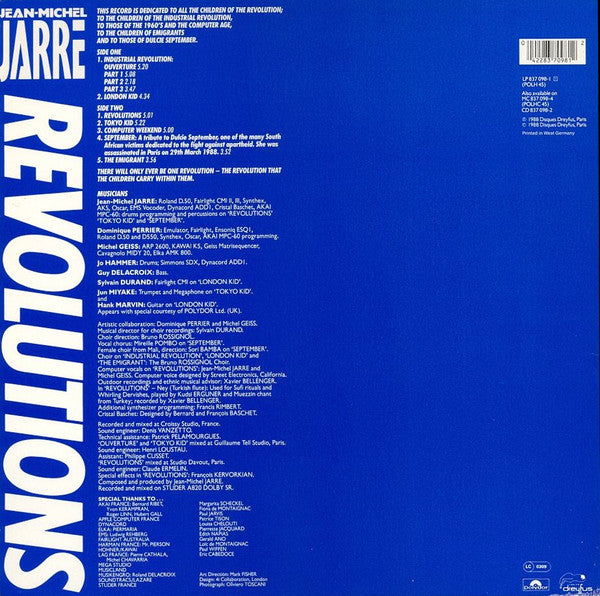 Jean-Michel Jarre - Revolutions