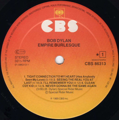 Bob Dylan - Empire Burlesque