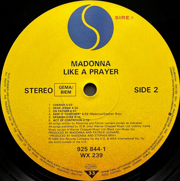 Madonna - Like A Prayer