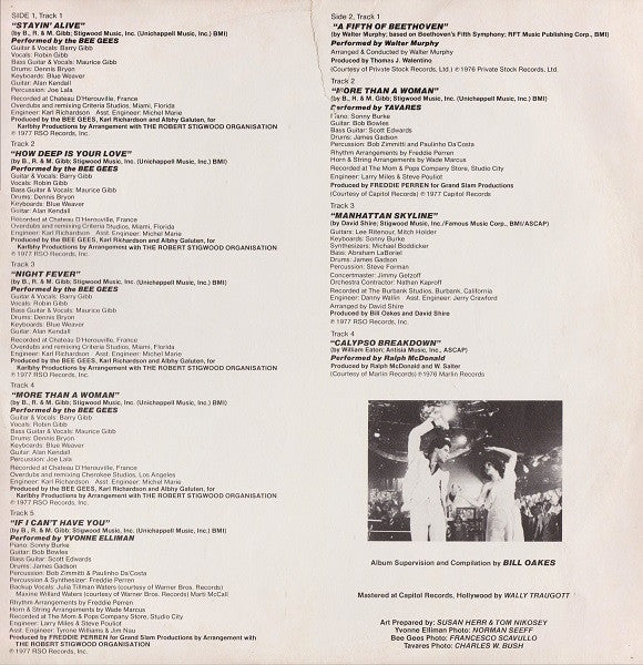 Various - La Febbre Del Sabato Sera = Saturday Night Fever (Colonna Sonora Originale Del Film)
