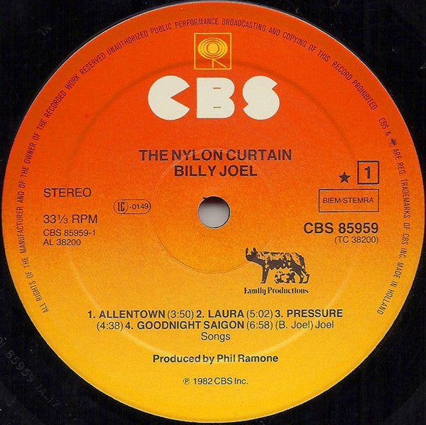 Billy Joel - The Nylon Curtain