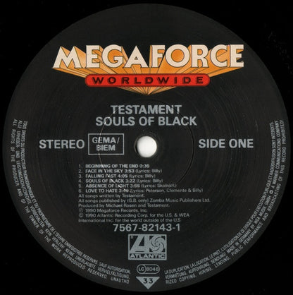 Testament - Souls Of Black