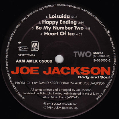 Joe Jackson - Body And Soul