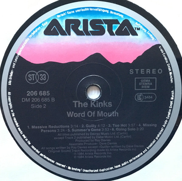 The Kinks - Word Of Mouth