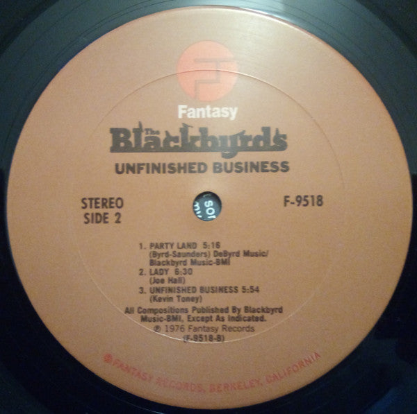 The Blackbyrds - Unfinished Business