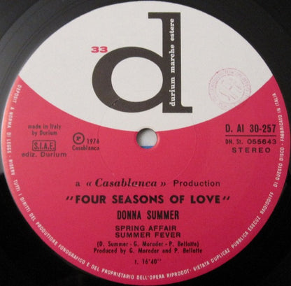 Donna Summer - Four Seasons Of Love