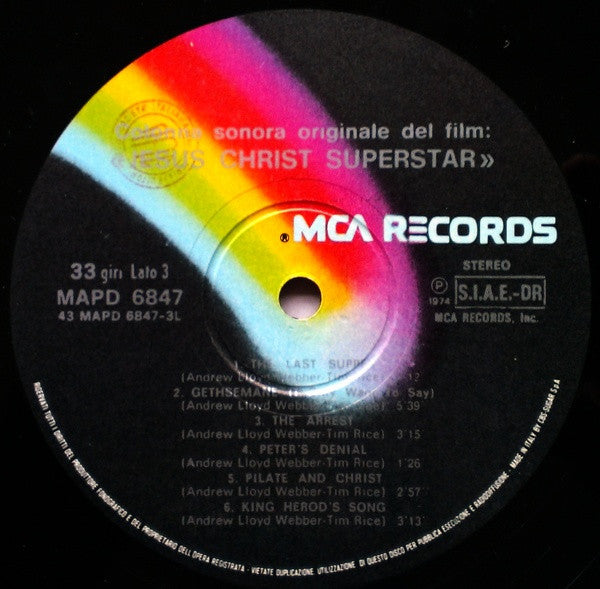 Various - Jesus Christ Superstar (The Original Motion Picture Sound Track Album)