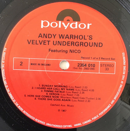 The Velvet Underground - Andy Warhol's Velvet Underground Featuring Nico