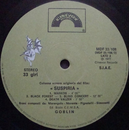 Goblin - Suspiria (Musiche Dalla Colonna Sonora Originale Del Film)