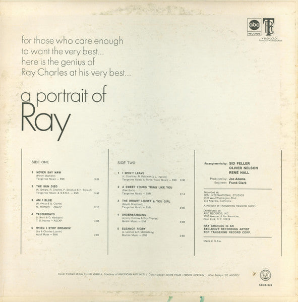 Ray Charles - A Portrait Of Ray