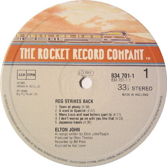 Elton John - Reg Strikes Back