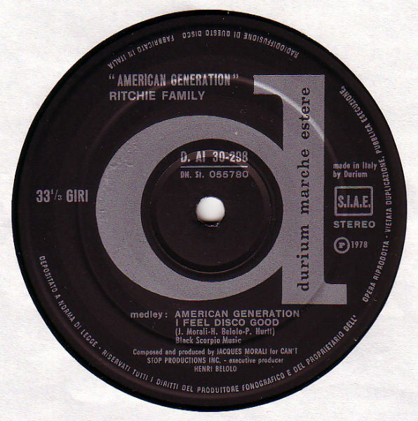 The Ritchie Family - American Generation