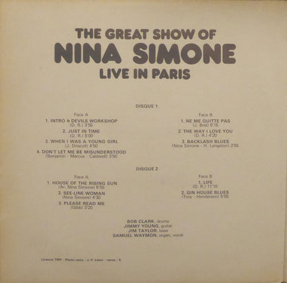 Nina Simone - The Great Show Of Nina Simone Live In Paris