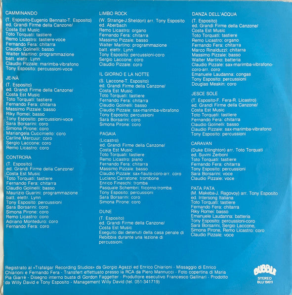 Tony Esposito - Tamburo