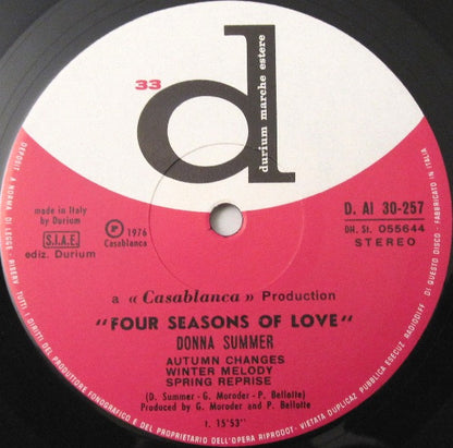 Donna Summer - Four Seasons Of Love
