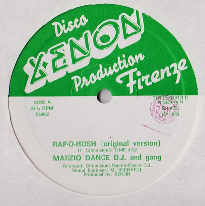 Marzio Dance - Rap-O-Hush