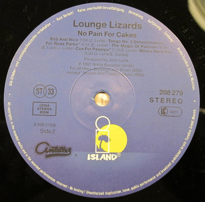 Lounge Lizards - No Pain For Cakes