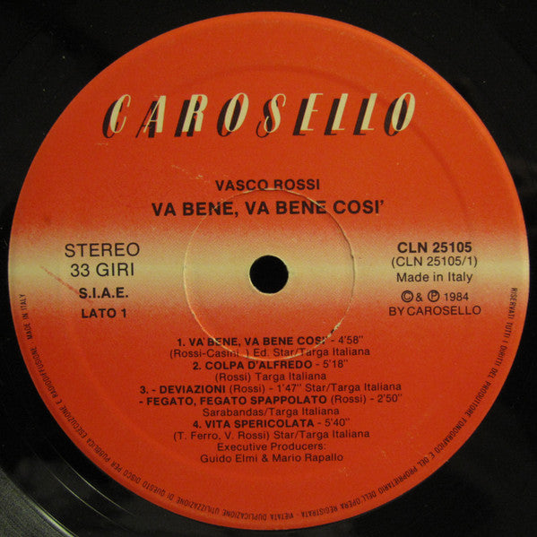 Vasco Rossi - Va Bene, Va Bene Così - Live