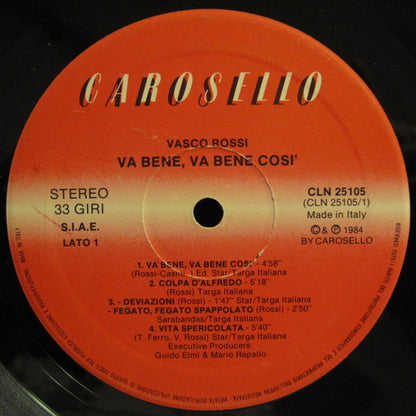 Vasco Rossi - Va Bene, Va Bene Così - Live