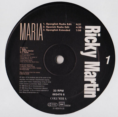 Ricky Martin - Maria (Remixes)