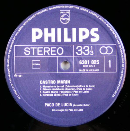 Paco de Lucía - Castro Marin