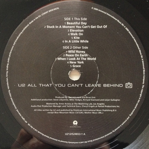 U2 - All That You Can't Leave Behind