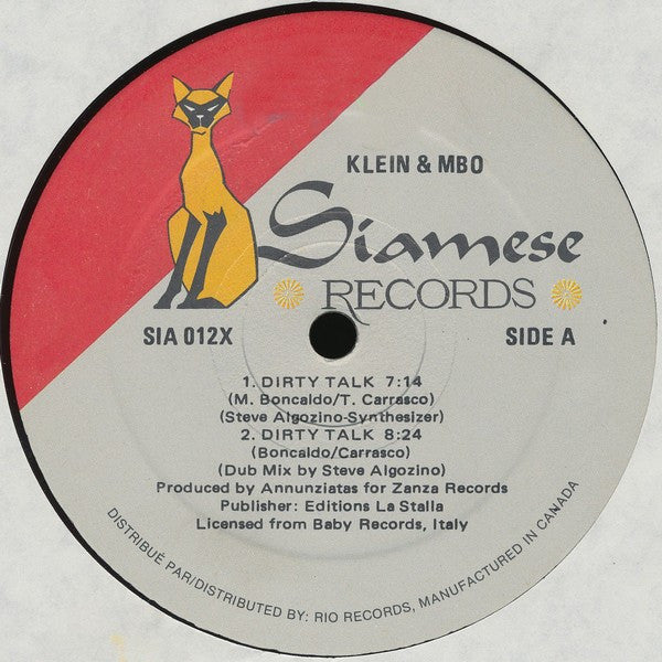 Klein & M.B.O. - Dirty Talk