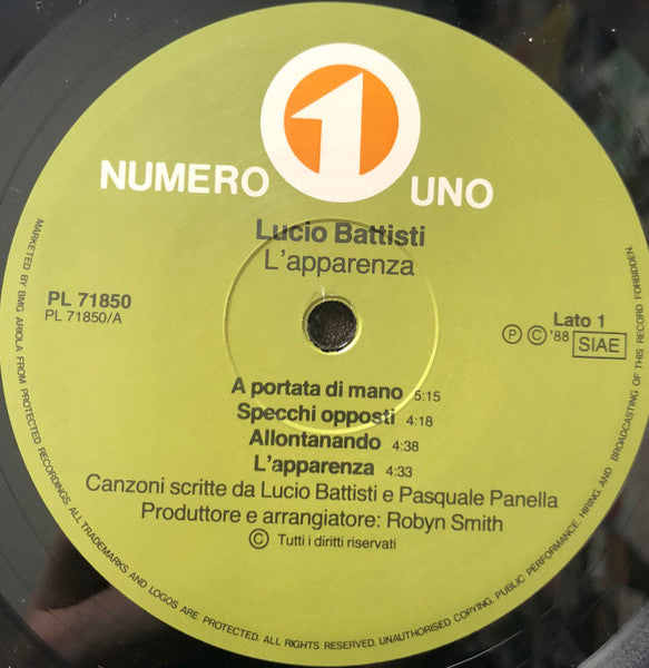 Lucio Battisti - L'Apparenza