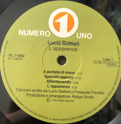 Lucio Battisti - L'Apparenza