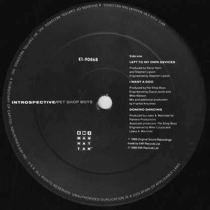 Pet Shop Boys - Introspective